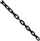 25m x 6mm Plastic Barrier Chain Link Safety Decorative Garden Fence - Black