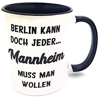 Kilala Büro-Tasse Berlin kann doch jeder... Dein Wunschort, Lieblingsort, Heimatort Kaffeetasse, Kaffeebecher,Keramiktasse, inkl. Geschenkverpackung