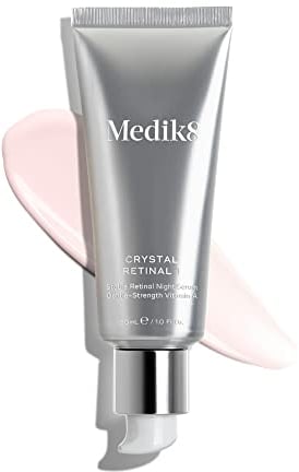 Medik8 Crystal Retinal 1 - Age-Defying Retinal Night Serum - Improves Wrinkles & Skin Firmness - 0.01% Retinal Strength - 11x Faster than Retinol - For Sensitive Skin - 30ml