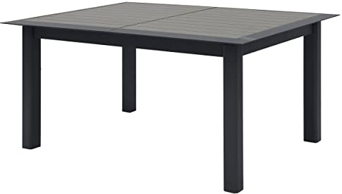 Hespéride - Ausziehbarer Gartentisch Allure in Muskatnussbaumoptik und Graphitgrau - 10 Plätze - Muscade/Graphit