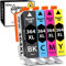 Smart Ink Kompatible Druckerpatronen als Ersatz für HP 364 XL 364XL 4 Multipack (BK & C/M/Y) Patrone hoher Kapazität für HP Photosmart 5520 5510 5524 6520 5515 OfficeJet 4620 4622 DeskJet 3520