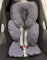 moon-bebe Universal Anti-Allergy Reducer Compatible with MaxiCosi, Car Seat and Pushchair (Dark Grey)
