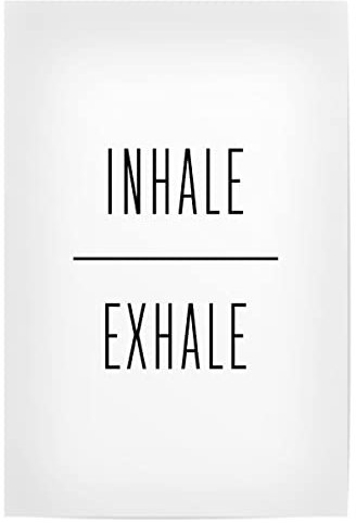 artboxONE Poster 30x20 cm Typografie Inhale Pause Exhale - Bild Inhale Breathing Exhale