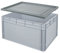 BRB Eurobox mit Stülpdeckel, LxBxH 800 x 600 x 420 mm, 175 Liter, Griffleisten