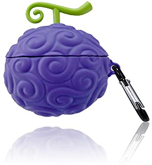 Schutzhülle für Airpods Pro, niedliches, lustiges, cooles weiches Silikon, modisches Anime-3D-Charakter-Design, ältere Menschen, Kinder (Gummifruit/pro)