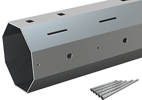 Rolladenwelle SW60 Stahlwelle für Rollladen, Achtkantwelle mit Ø 60mm Durchmesser | Fixmaße 100 cm - Ideal auch für Rolladenmotor