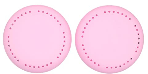 Selbstklebende Duftbox, 2 Stück Tragbare Geruchsentfernungs-Lufterfrischer-Box Runde Form Austauschbares Pad für Toilette (Rose)