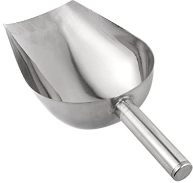 Luxshiny Multipurpose Shovel for Ice Scoop and Grain Scoop Shovel Made of Stainless Steel for Rice and Food Use in Tea Candy Dessert Preparation