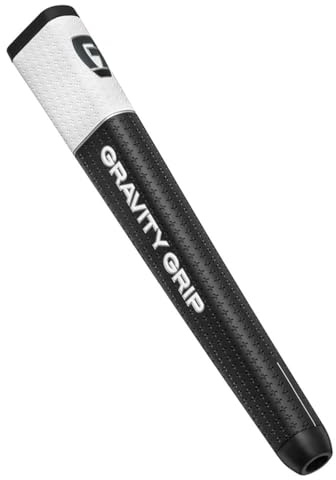 Evnroll Gravity Grip – Manopola Counterbalance (GG-3) – Nero/Bianco – 10 pollici – EVA – Manico per mazze da golf