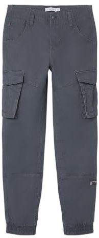 NAME IT Jungen Nkmryan TWI Pant 2222-ba Noos Cargohose, Lava Smoke, 134 EU