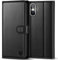 Kuafcase Compatible for iPhone X/XS Case with 4 Card Slots Magnetic Closure Kickstand Shockproof Protective Phone Case Compatible for iPhone X/XS - Black