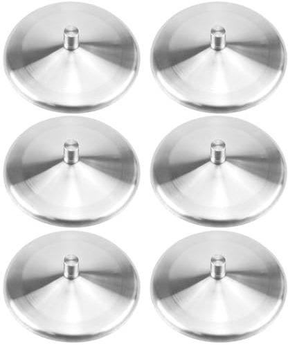6Pcs Stainless Steel Coffee Mug Lid, 3.4Inch Cup Covers for Drinks Universal Cup Lid for Home Restaurant