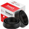 Zulu Supply Bettwanzenfänger, Fallen, 4 Stück, Schwarz, Bettwanzen-Monitor, Insektendetektor für Bettbeine oder Möbel (Schwarz, 4er-Pack)