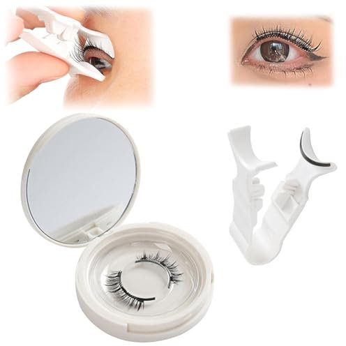 Generic Wasado Magnetic Eyelashes, Wasado Soft Magnetic Eyelashes, Magnetic Eyelashes Natural Look without Eyeliner, Reusable Magnetic False Lashes No Glue or Liner Needed, Easy to Wear (J)