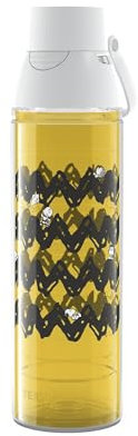 Tervis Peanuts-Charlie Venture Lite Wasserflasche, isoliert, Zickzack-Design, 680 ml, Braun