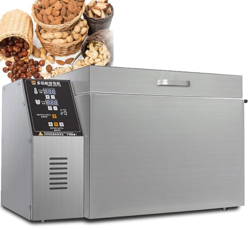 Tostadora De Café Comercial, Tostadora De Granos De Café Eléctrica 2000G/4000G, Tostadoras De Café con Sincronización Automática para Uso Doméstico, Sartén Antiadherente, Calentamiento Uniforme,4000g