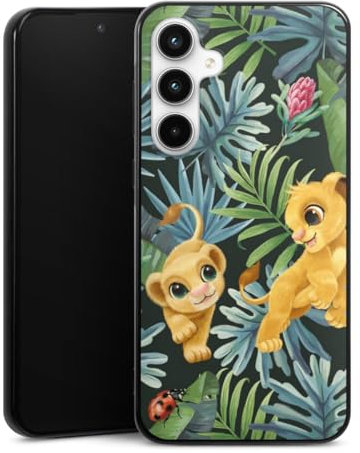DeinDesign Silikon Hülle kompatibel mit Samsung Galaxy A35 5G Case schwarz Handyhülle Simba Offizielles Lizenzprodukt König der Löwen