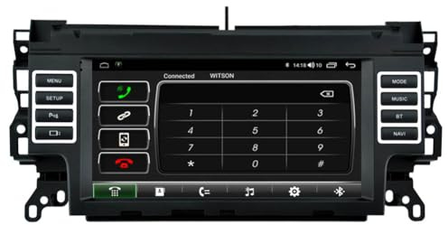 Autosion 24,5 cm (9,7 Zoll) Bildschirm im OEM-Stil für Land Rover Discovery Sport 2014–2018, Multimedia-Radio, Stereo, GPS, CarPlay, Headunit Android, Auto, BT, Wifi, 8 Core