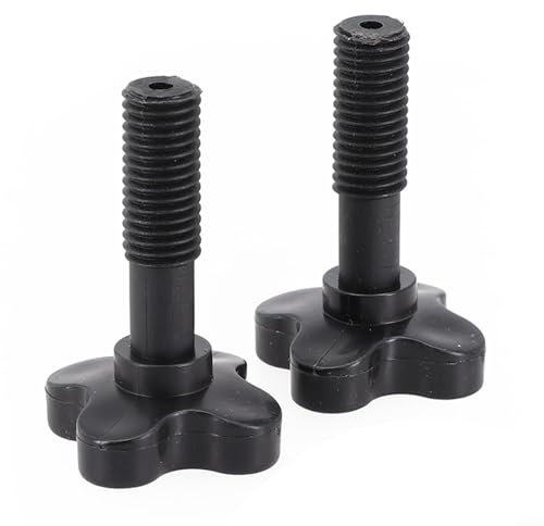 HEBEOT 1 Pair Canopy Fixing Screws Bolt Black Plastic Screws Garden Swing Chairs Replacement Parts Outdoor Furniture Accessories