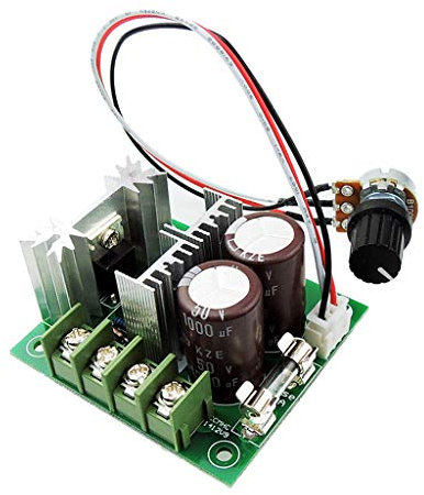 JSGHGDF Régulateur Vitesse PWM pour Contrôle Moteur À Courant Continu 12V-40V 10a Régulateur Tension Variateur Interrupteur Pilote Moteur Réglable