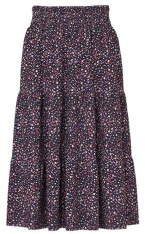 NAME IT Long Wide Skirt Nkfvinaya Jupe Longue et Large, Blazer Bleu Marine, 140 Fille