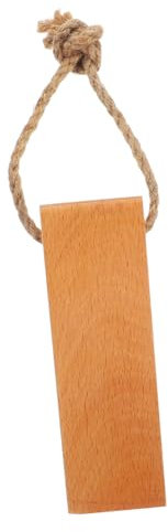 Butée de Porte en Coin en Bois Massif Tressé, Cale Triangulaire
