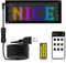 Flexibler LED Anzeigetafel Led Anzeige Namensschild Programmierbar APP Gesteuert Animation Anzeige Wasserdicht IP65 für Schild Auto, Car, Shop, Geschenk 17 X 7cm