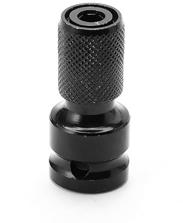 2 Pièces Adaptateurs de Douille, Convertisseur de Mandrin 1/2 Carré à 1/4 Hexagonal, Clé à Cliquet et Porte-embout de Tournevis à Libération Rapide, Compatible pour Bricolage et Atelier