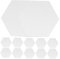 Gogogmee 100Pcs Quilting Paper Piercing Templates Shapes for DIY Crafting Lightweight and Easy to Use for Beginners and Tailors for Quilting Projects