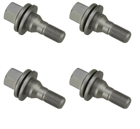 Radmuttern Kompatibel mit Citroen für C2 für C3 für C4 für C5 für C6 für Berlingo 17mm HEX Radmutter Bolzen 540567 9817024580