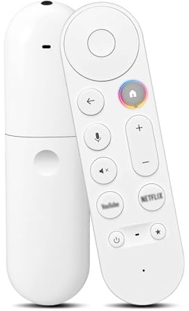 Mando a distancia para televisor: compatible con Google TV Stick/Chromecast 4K, control por voz y control inteligente del hogar