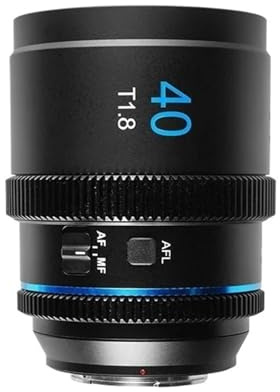 Obiettivo anamorfico SIRUI 40mm T1.8 1.33X S35/-C Auto Cine Lens, compatibile con fotocamere con attacco Fujifilm X/Z/M43