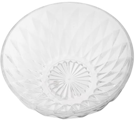 Beaupretty Transparentes Kunststoff Waschbecken mit Dickem Design Geeignet für Gesichtsreinigung und Salongebrauch Elegantes Einzigartiges Waschbecken in Steinform für Zuhause