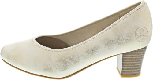 Rieker Damen Pumps mit runder Zehenform und Blockabsatz 44650