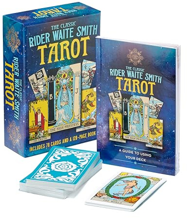 The Classic Rider Waite Smith Tarot Book & Card Deck: Includes 78 Cards and 128-Page Book (Arcturus Oracle Kits)