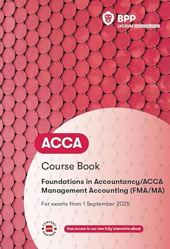 FIA Foundations in Management Accounting FMA: Course Book