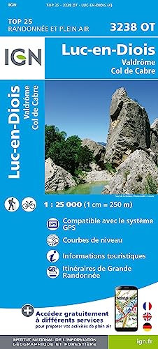 3238OT Luc-en-Diois - Valdrôme - Col de Cabre (TOP 25)