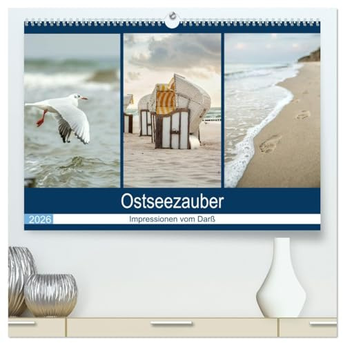 Ostseezauber (hochwertiger Premium Wandkalender 2026 DIN A2 quer), Kunstdruck in Hochglanz: Eine zauberhafte Bilderreise von der Ostsee/Darß. (CALVENDO Natur)
