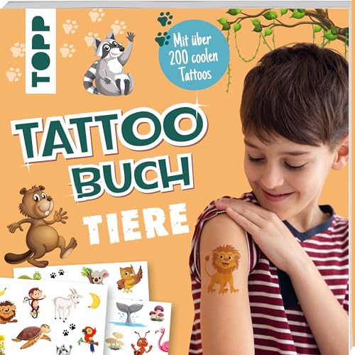 Tattoobuch Tiere: Mit über 200 coolen Tattoos (Tattoobücher)