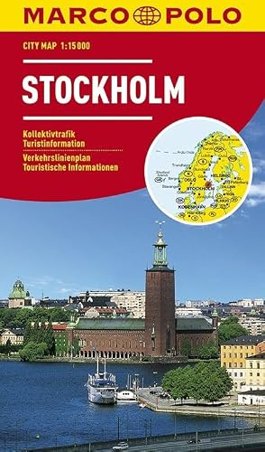 MARCO POLO Cityplan Stockholm 1:15 000: Verkehrslinienplan, Straßenverzeichnis, Praktische touristische Informationen (MARCO POLO Citypläne)