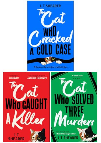Conrad the Cat Detective Series 3 Books Collection Set By L T Shearer (The Cat Who Caught a Killer, The Cat Who Solved Three Murders & The Cat Who Cracked a Cold Case)