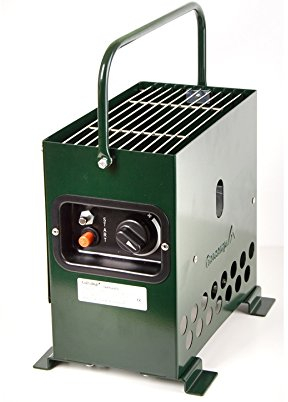 Gazcamp Heatbox 2000 grün 50 mbar Set *Tasche grün/Regler * Zeltheizung Campingheizung Anglerheizung Jadgheizung