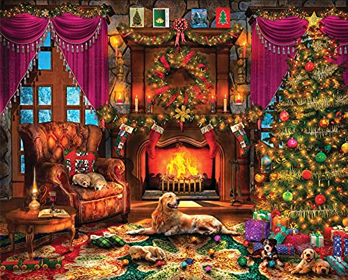 Springbok's 1000 Piece Jigsaw Puzzle Cozy Christmas