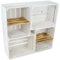 4er Set Massive Obstkiste Apfelkiste Weinkiste aus dem Alten Land +++ 50 x 40 x 30 cm (NEU Weiss 2 x ohne 2X geflammt Quer)