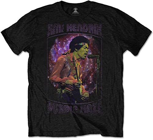 Jimi Hendrix Purple Haze Frame Unisex T-Shirt (XX Large)