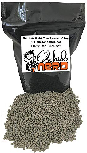 Orchid Nerd Nutricote 18-6-8 Slow-Release Orchid Fertilizer 15 oz – 180-Day All-Purpose