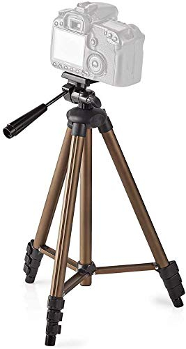 TronicXL 360° Tripod 21 Kamerastativ Stativ DSLR Aluminium 130cm für Dreibein Kamera Ersatzteil für kompatibel mit Digitalkamera Panasonic Lumix DMC-G3 G5 GF2 GF3 GF5 GH2 GH3 GX1 LF1 LX5 LX7