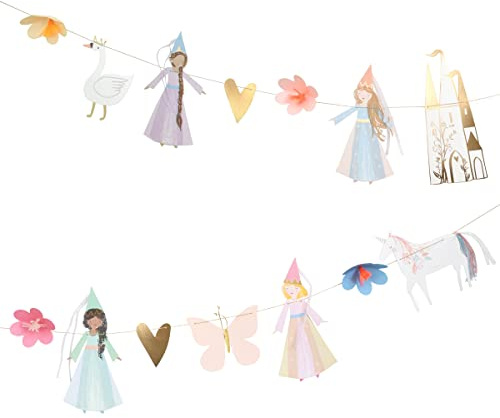 Meri Meri 215263 Prinzessin Hängernament, Mehrfarbig
