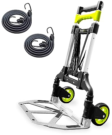 LoadIt Sack Truck Heavy Duty 90kg - Professional Folding Sack Trolley with Wheels - Foldable Hand Truck - Industrial Sack Barrow for Warehouse & Home Use-Portable Hand Luggage Trolley, Folding Trolly