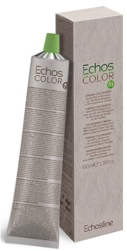Crema colorante 6.402 senza ppd e resorcina. con the verde bio Echosline (Biondo scuro rame freddo)